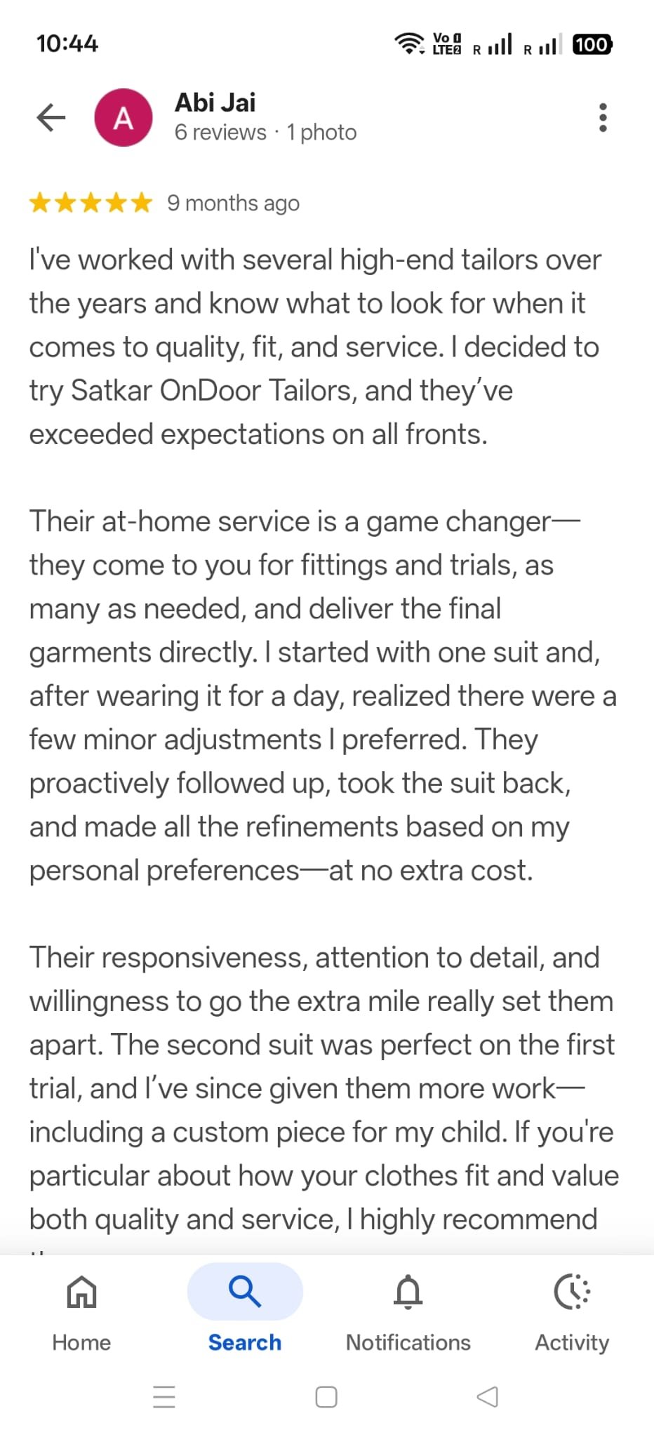 Google Review